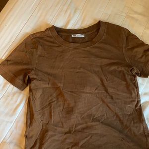 Brown shirt | Zara